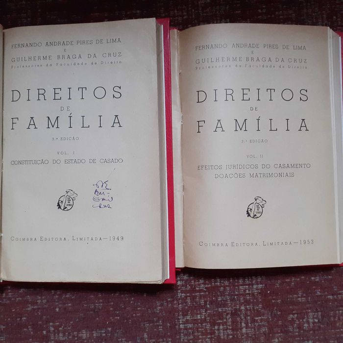 Direitos De Família Vol. 1 E 2 e Lições De Direito Civil