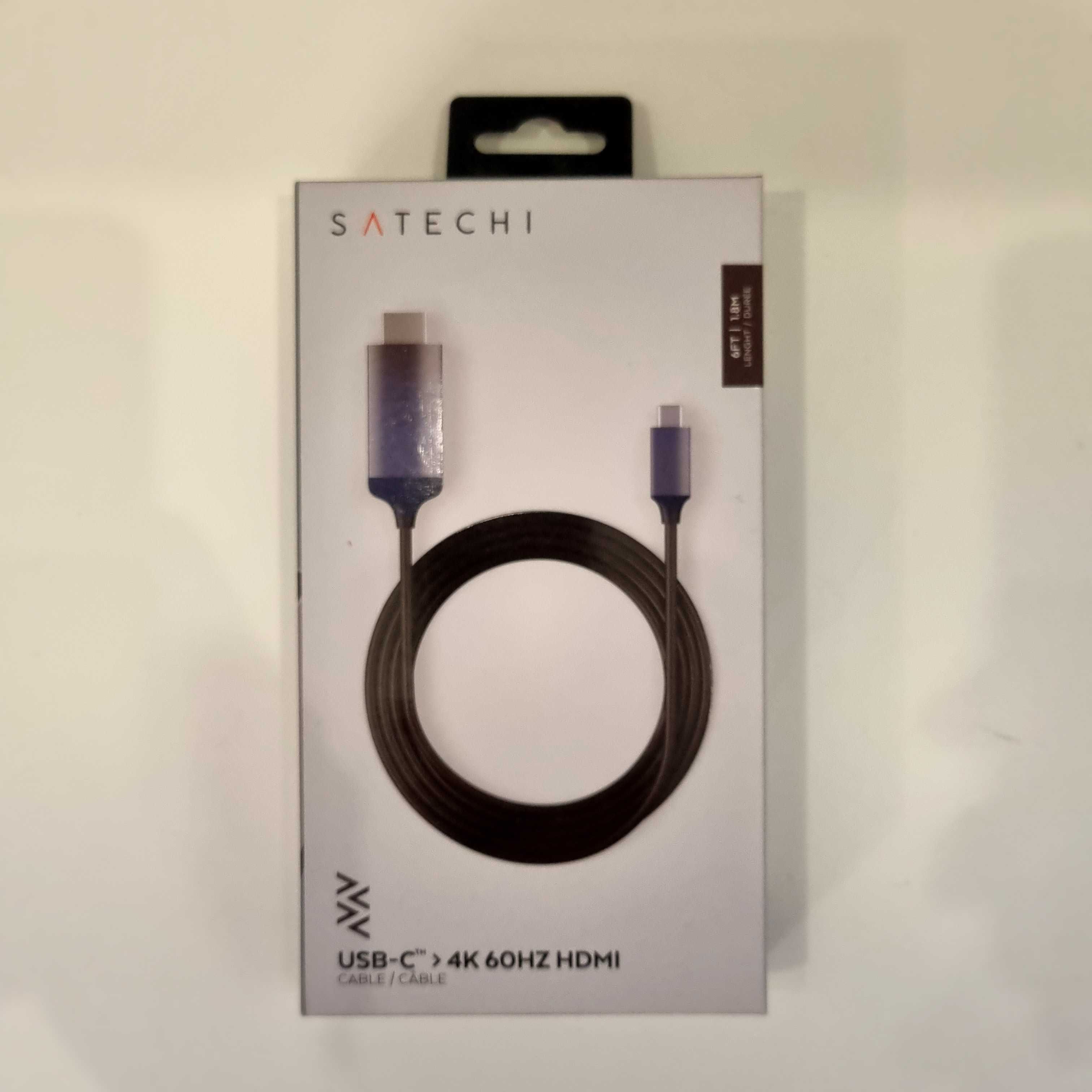 Кабель Satechi Type-C to 4K HDMI Cable 1.8 м Space Gray