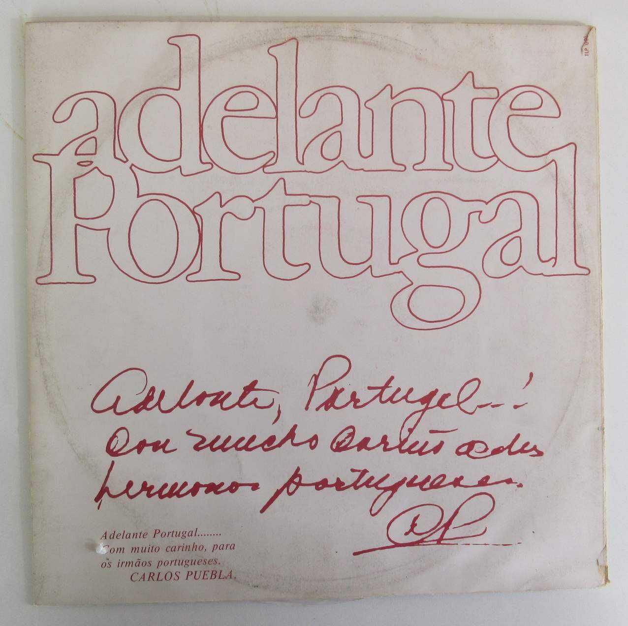 CARLOS PUEBLA - Adelante Portugal (LP)