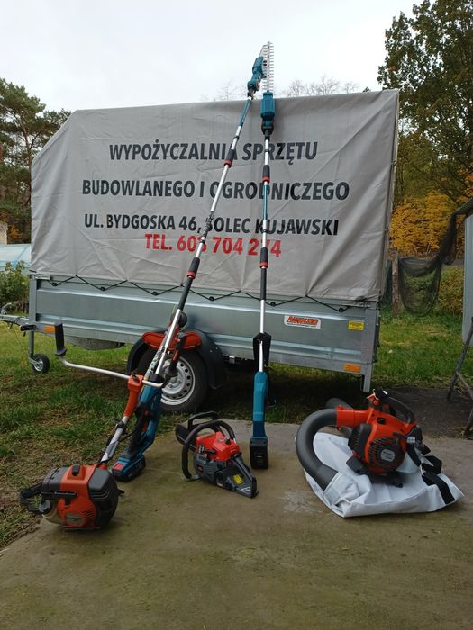 Nożyce, podkrzesywarka, podkaszarka, piła ,odkurzacz do liści