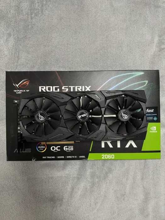 Видеокарта RTX 2060 Asus ROG Strix 6gb