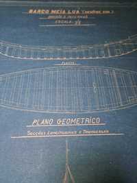 Barco Meia Lua (Sempre Vim) - Divisões Internas (Planta)