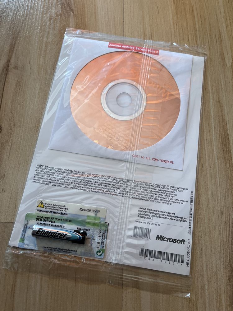 Windows XP Home Edition OEM PL