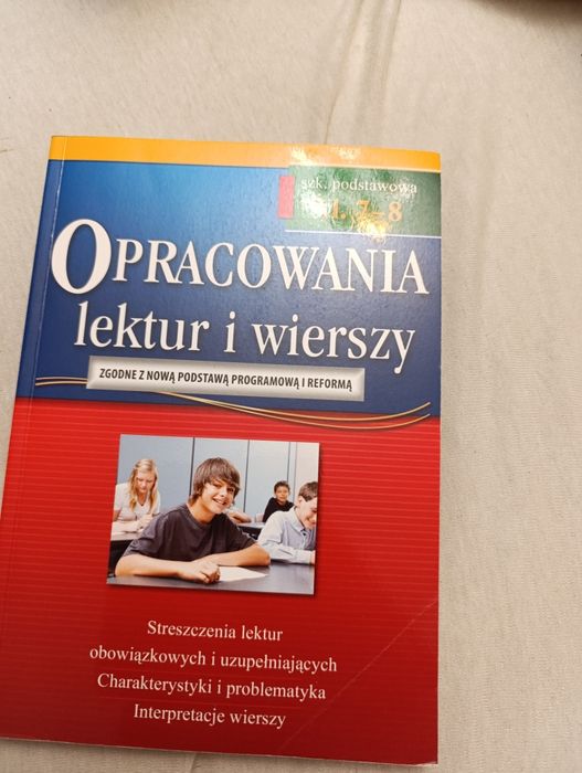 Opracowanie lektur i wierszy ml 7-8
