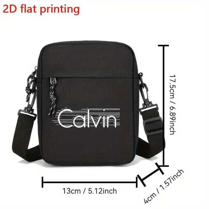 Чоловіча мужская сумка мессенджер барсетка через плечо Calvin