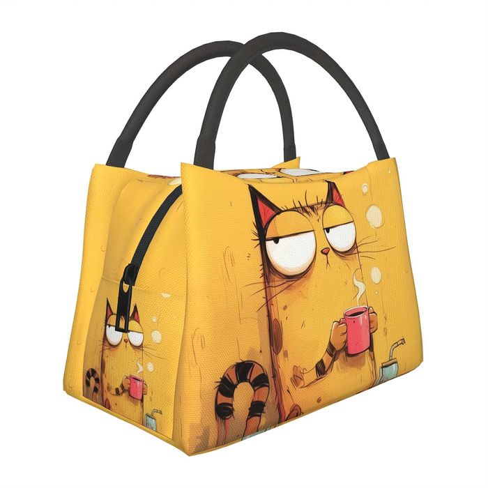 Термосумка  с фольгированным покрытием для обедов 28 х 16 х 17см