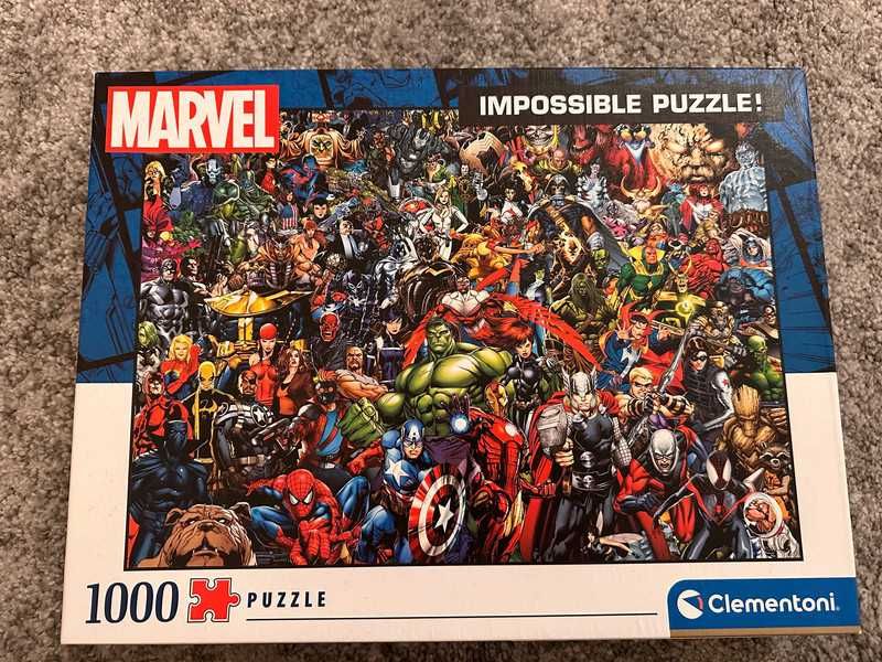 Marvel Impossible Puzzle, Clementoni, 1000 piece