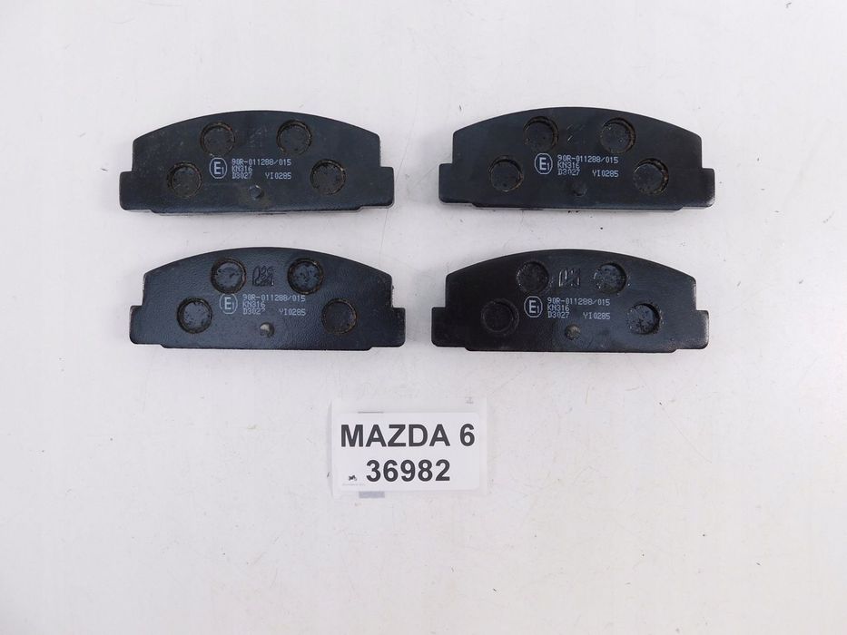 MAZDA 6 2002-2008 KLOCKI HAMULCOWE 90R-011288/015