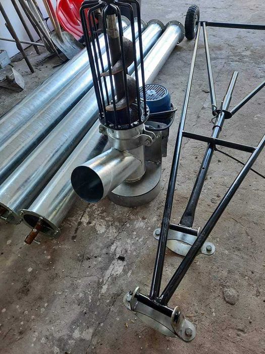 Rura ocynk nowa przedłużka do żmijka do zboża fi 110,140 nowa dostawa