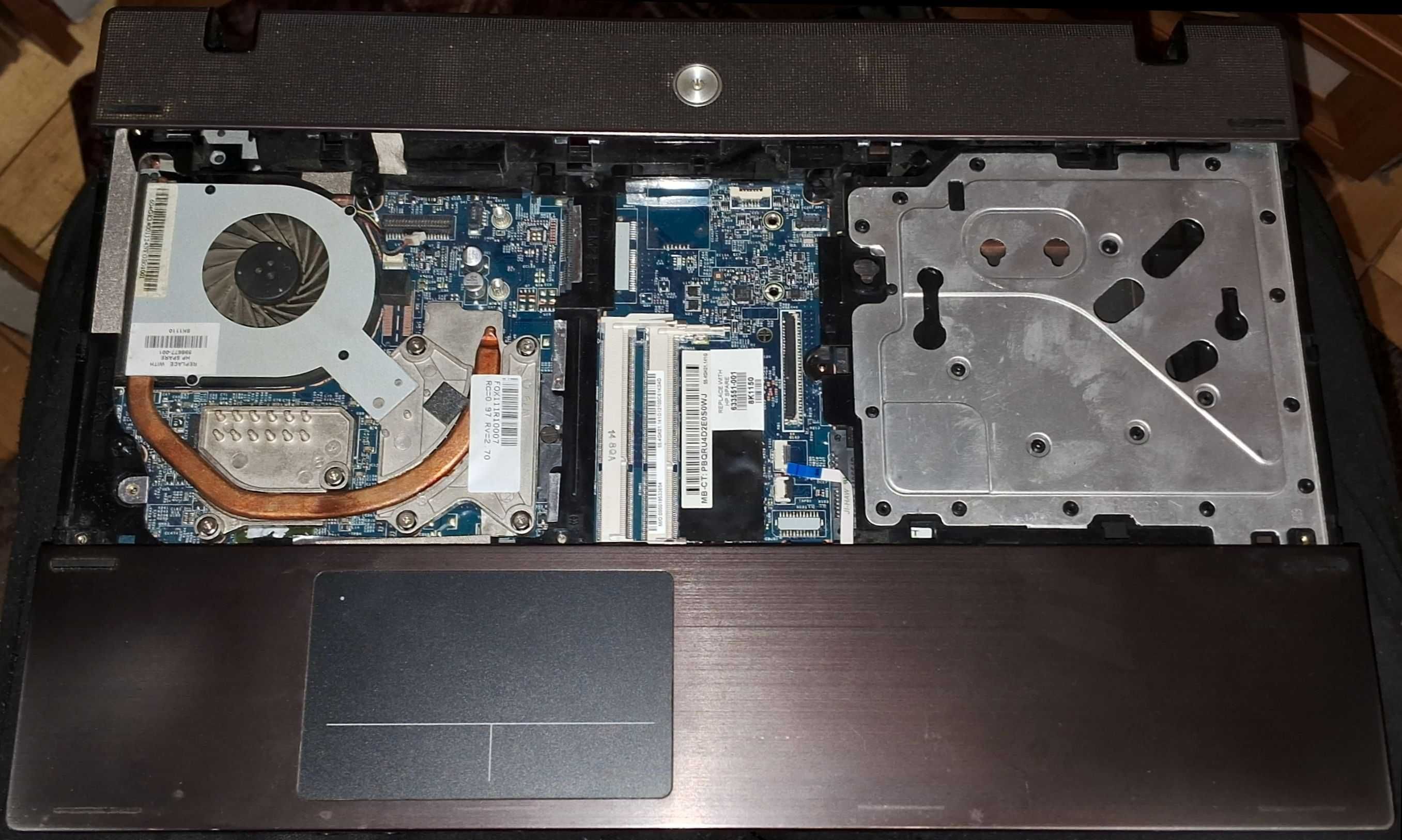 Корпусні елементи від HP ProBook 4520s+матплата+охолодження
