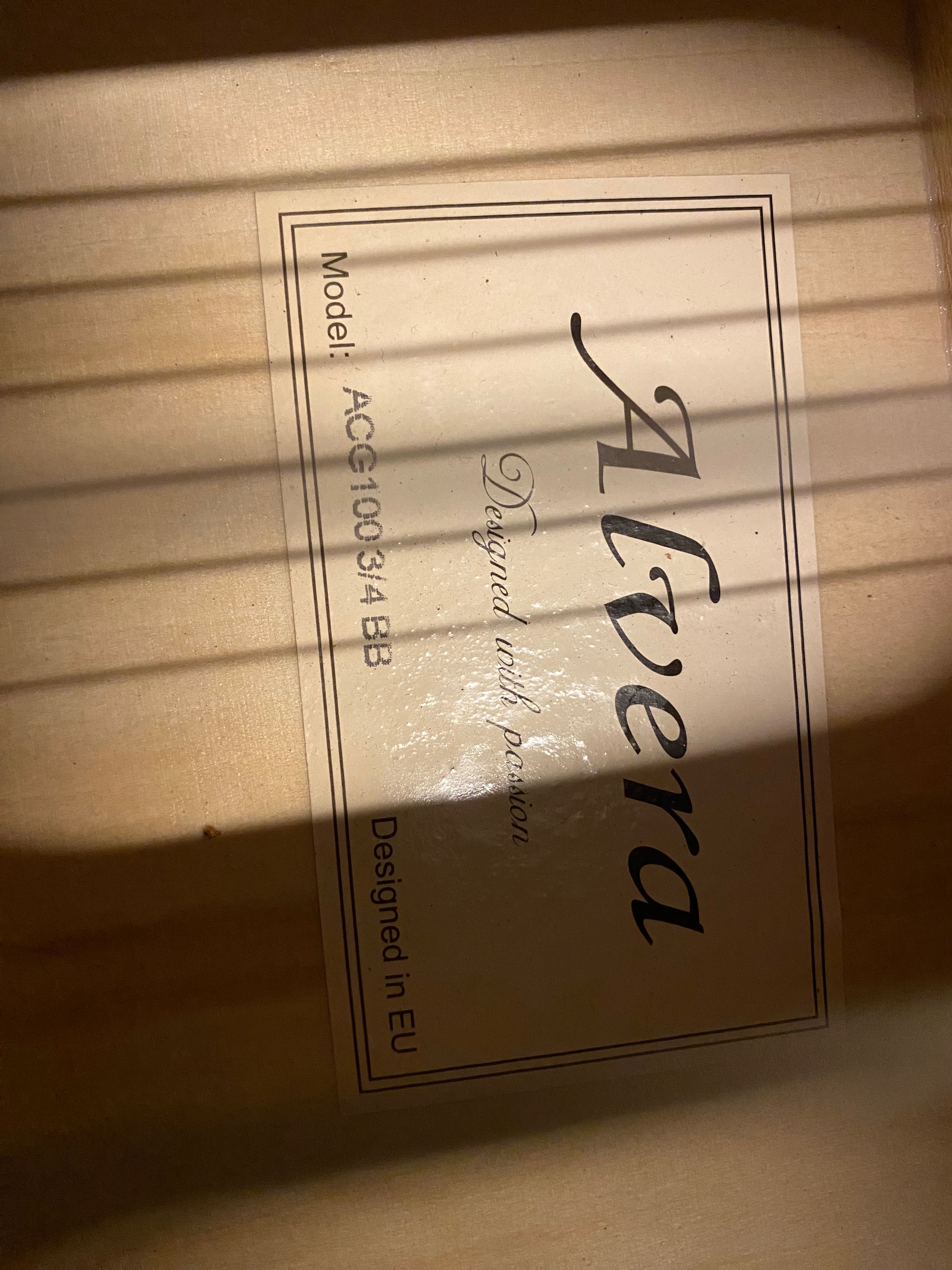 Alvera ACG 100 BB 3/4 gitara klasyczna