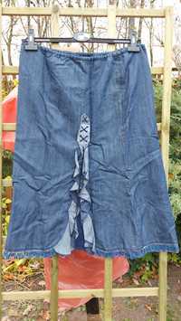 spódnica damska ala jeans rozmiar L/XL 100%LEN