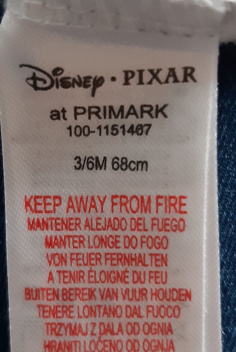 Bluza niemowlęca chłopięca 68 Disney Pixar Primark