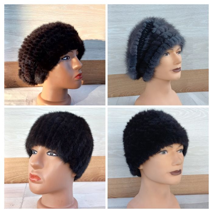 Капоры,платки,снуды,шапки-ушанки меховые женские