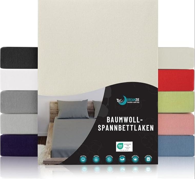 Dreamzie – Prześcieradło z gumką 80 x 160 cm