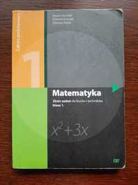 Książka Matematyka,zbiór zadań do liceów i techników, klasa 1