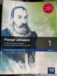 Język polski Ponad słowami podręcznik klasa1 część2 liceum i technikum