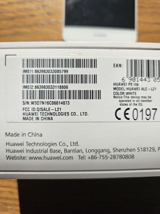 Smartfon Huawei P8 lite