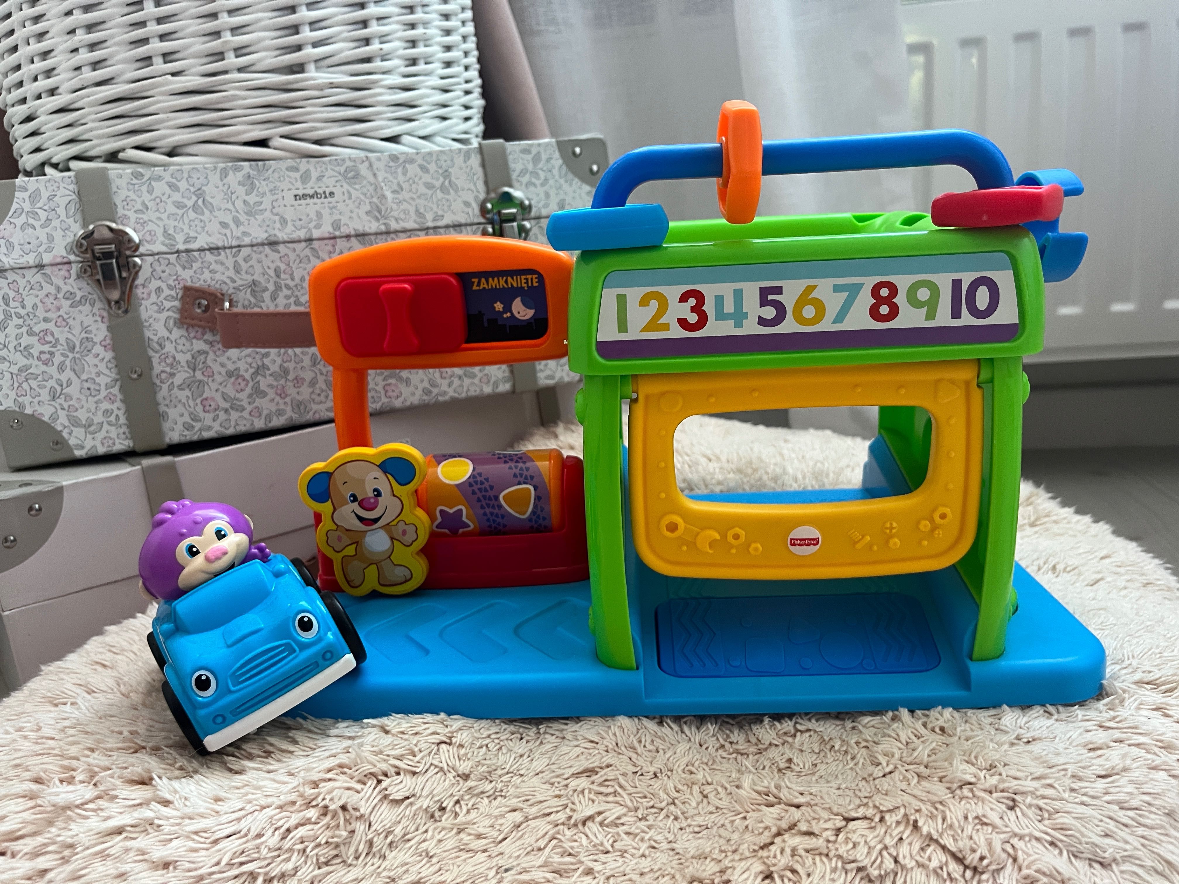 Fisher price warsztat szczeniaczek piesek piosenki samochód gra