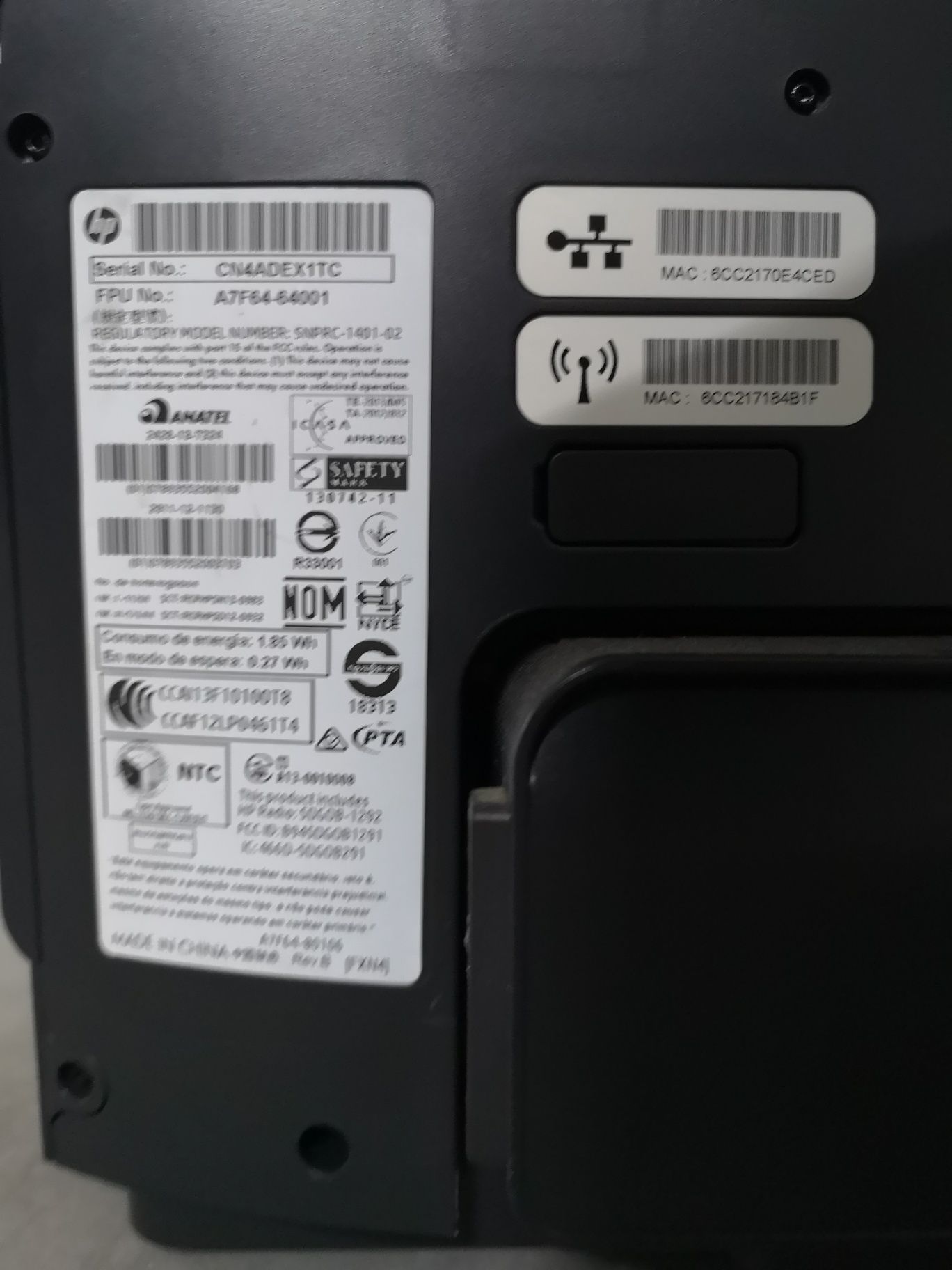 Impressora e-All-in-One HP Officejet 8610