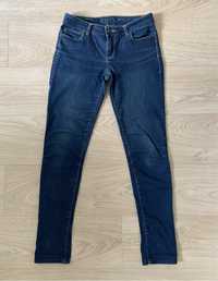 Dżinsy jeansy Zara basic mid rise skinny fit 34