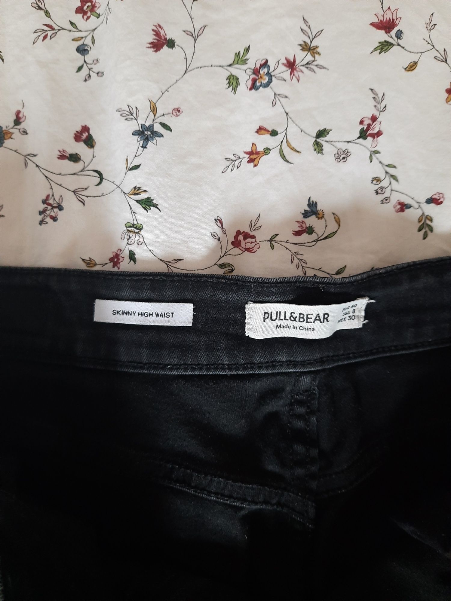 Spodnie, jeansy szare Pull&Bear