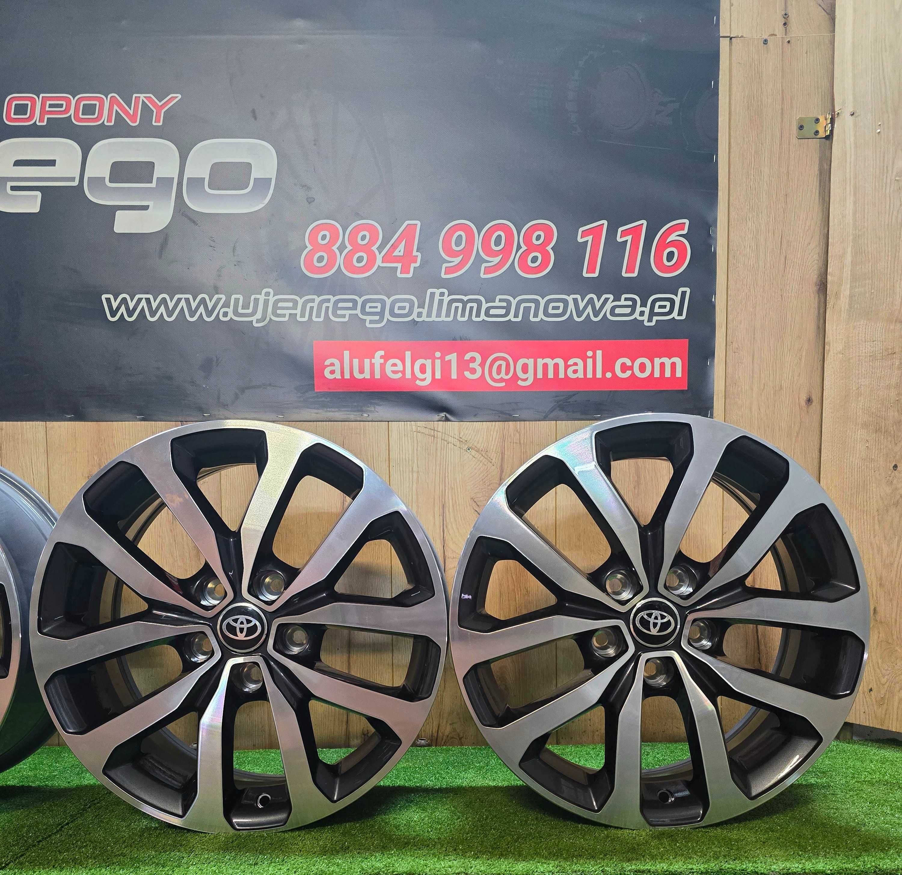 NOWE ALUFELGI TOYOTA 17x5x114,3 -Auris,Corolla, Ch-r,Prius+,Rav4,Yaris