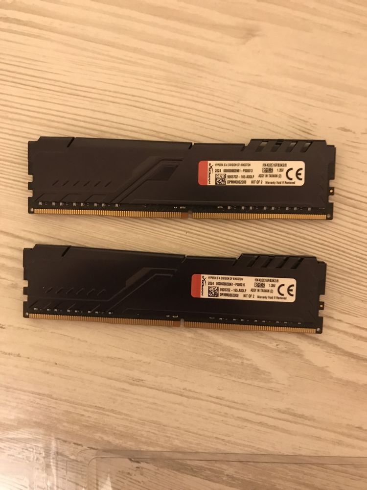 ОЗУ Hyper X fury 2x4gb