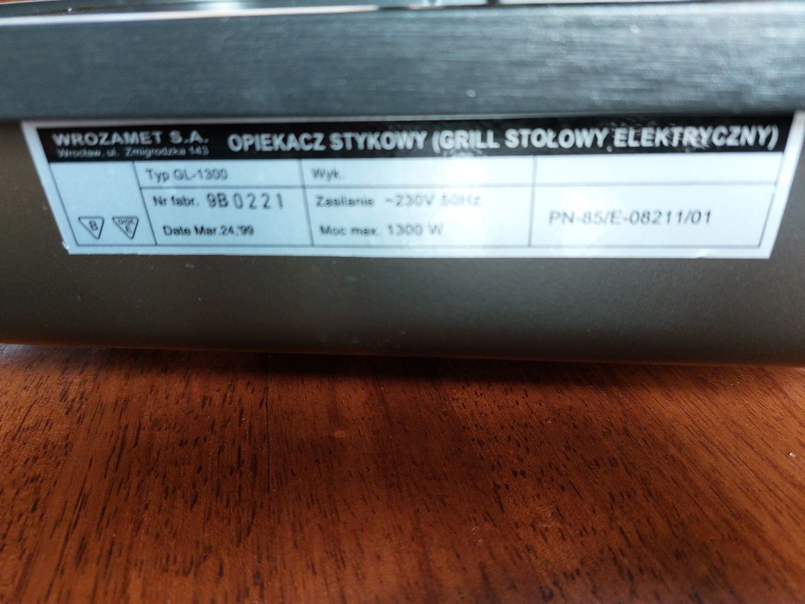 Gril elektryczny  Mastercook