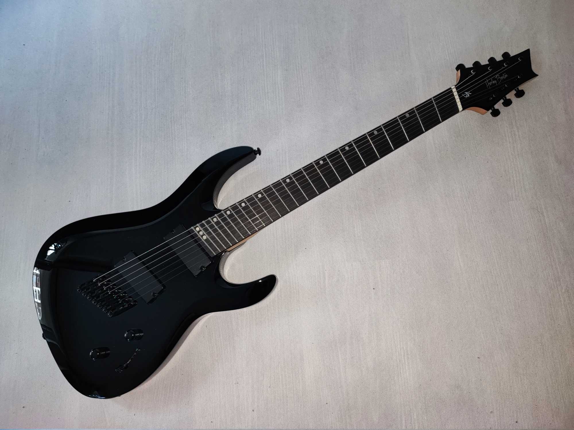 HARLEY BENTON R-457BK MultiScale nowa gitara 7-strunowa ustawiona