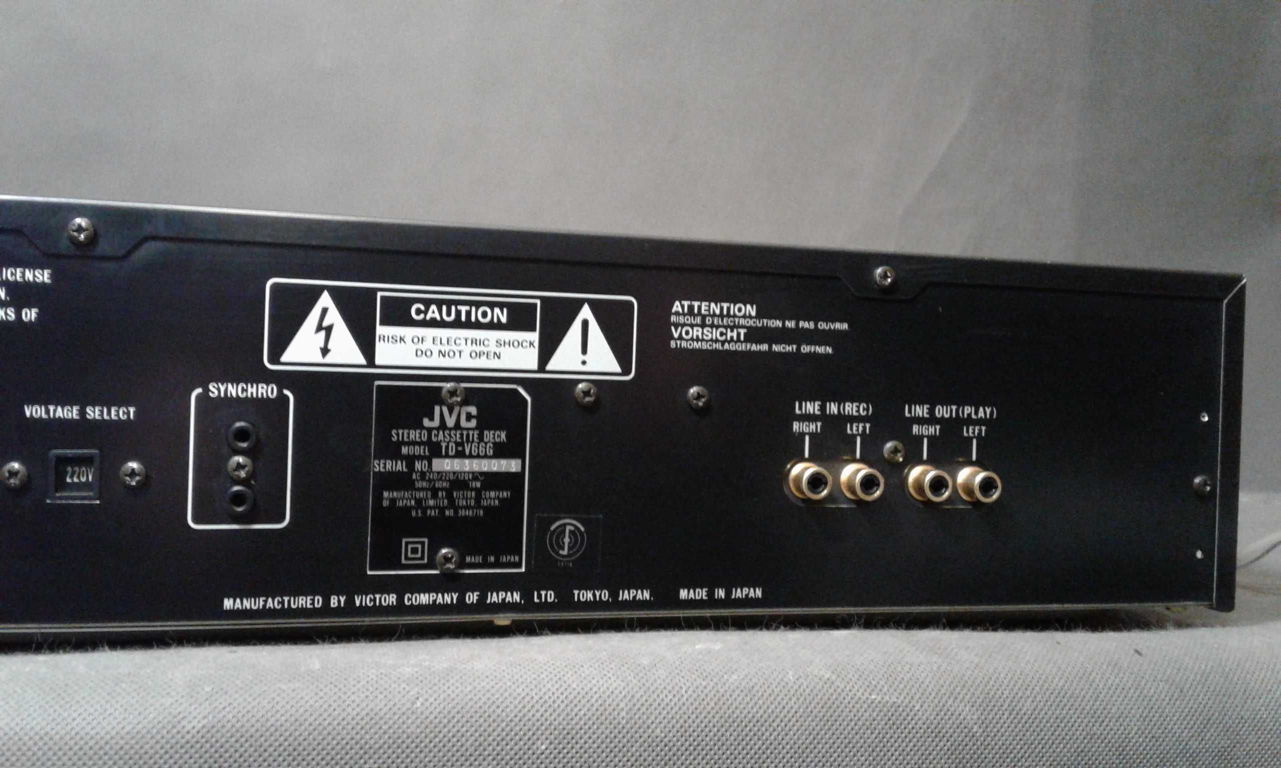 JVC TD-V66,magnetofon kasetowy