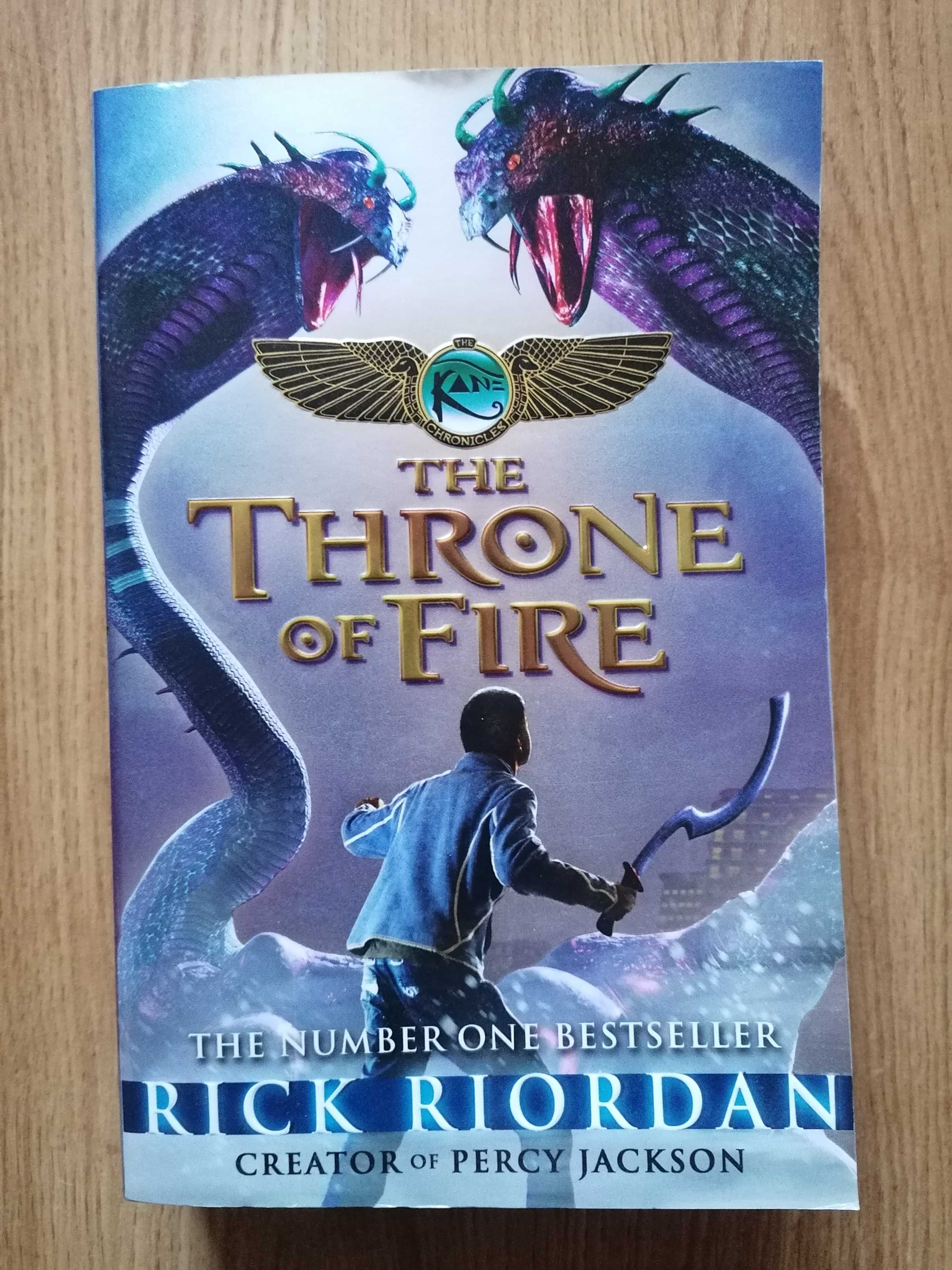 Rick Riordan - The Kane Chronicles - The Throne of Fire (em inglês)