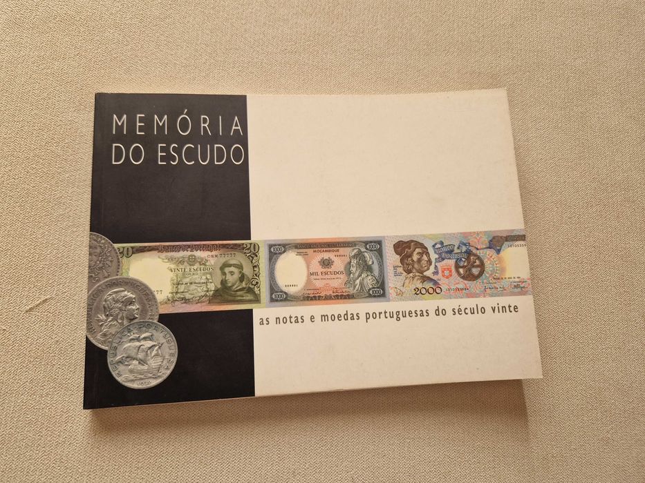 Livro Memória do Escudo - Notas e moedas do séc XX