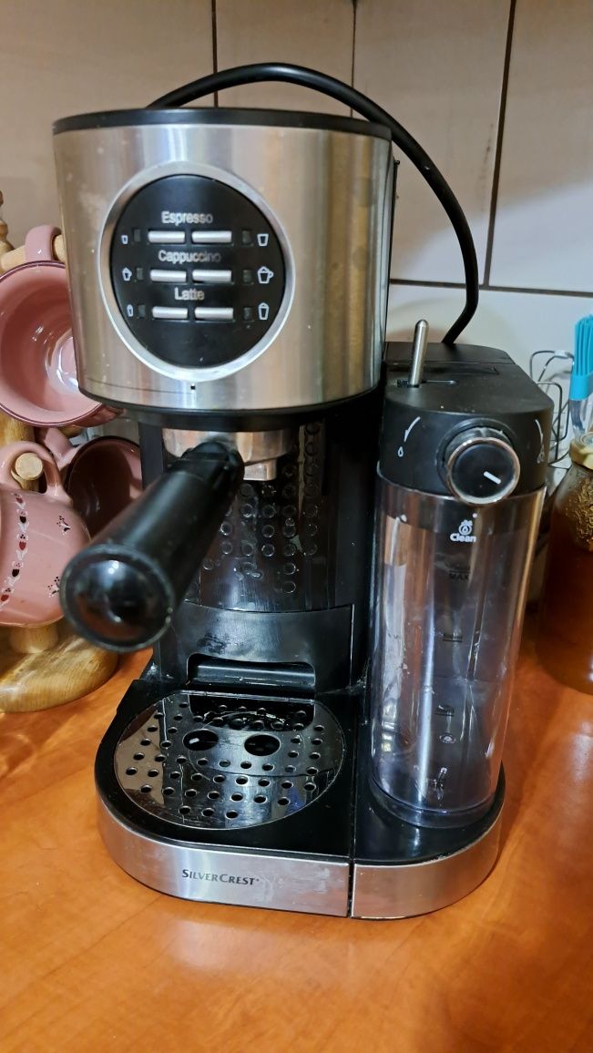 SILVERCREST® Ekspres do kawy ciśnieniowy kolbowy SEMM 1470 A2, 1470 W