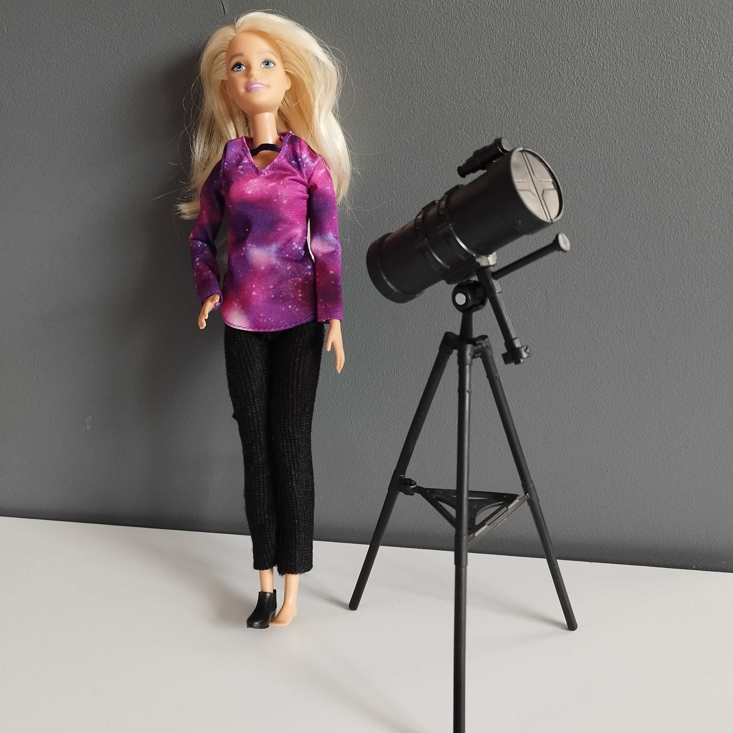 Barbie Lalka National Geographic Astrofizyk teleskop GDM47