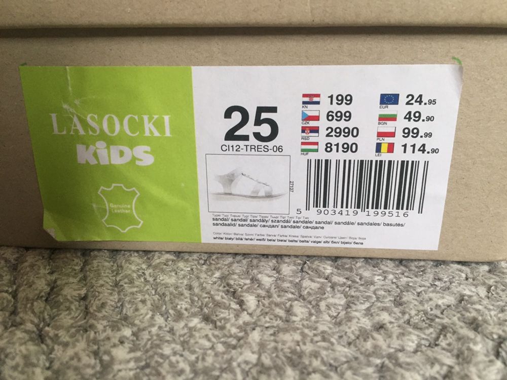 Buty Sandalki Lasocki roz. 25