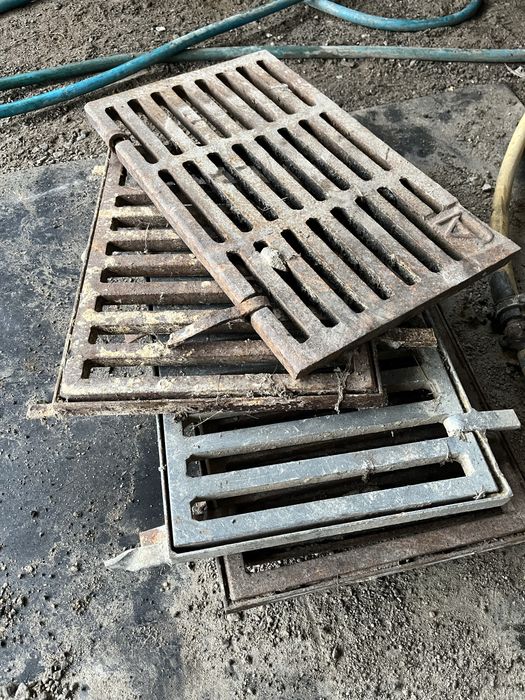 Grelhas em ferro fundido