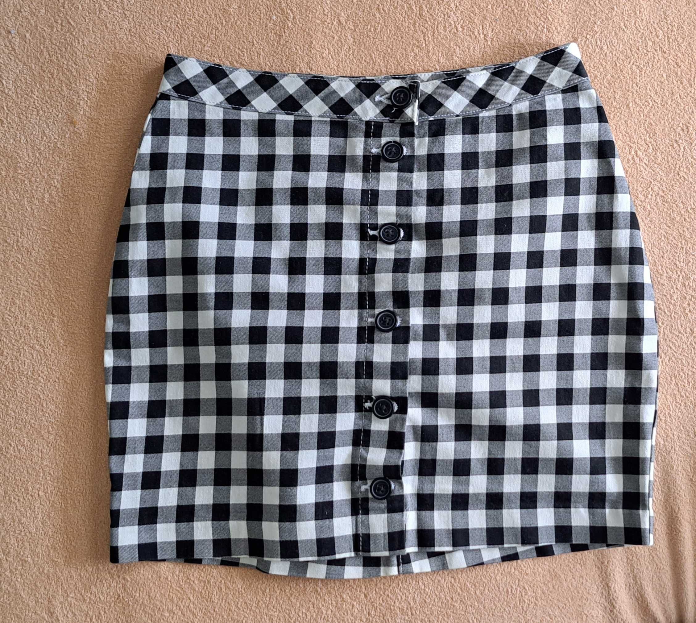 Spódnica w kratę H&M