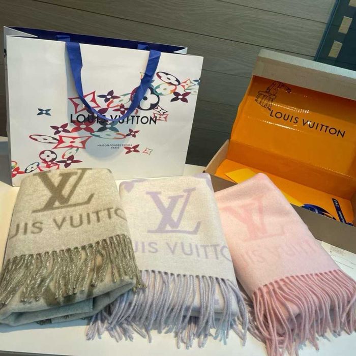 Szalik męski damski Louis Vuitton, kaszmir 82150