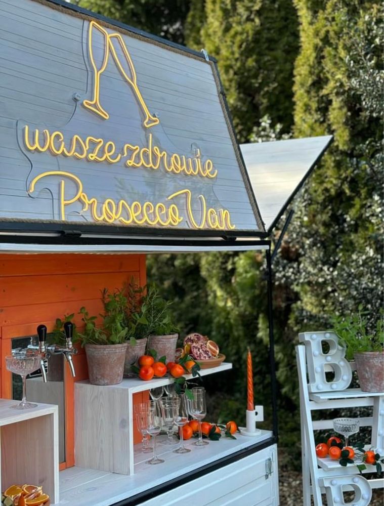 Prosecco van, mobilny bar. Lublin, wesele, eventy, wolne terminy 2024