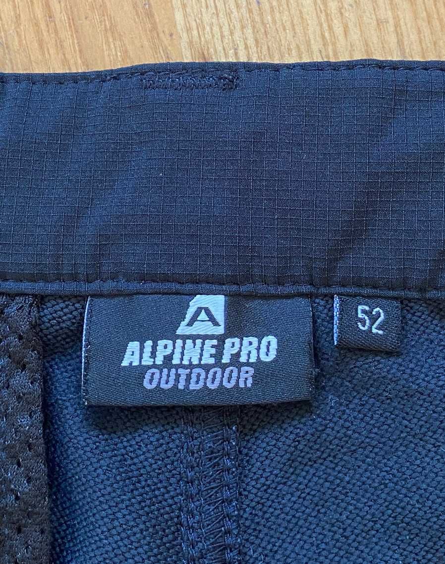 Spodnie turystyczne trekkingowe Alpine Pro roz.52