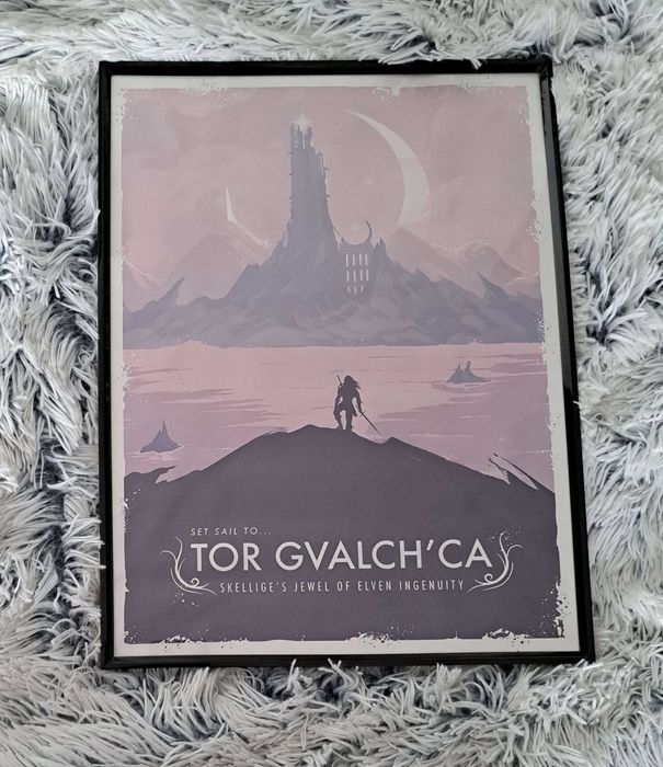 Wiedźmin Witcher Tor Gvalch'ca Obraz Plakat