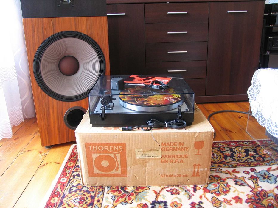 Thorens TD 166 MK II + DENON DL-110 / Oryginalny Karton '' Vintage ''
