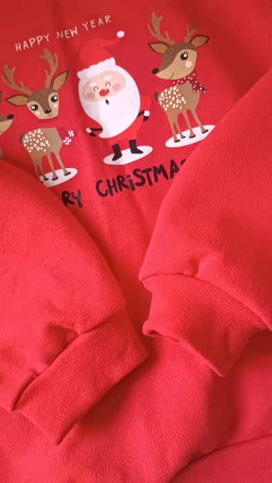 Новорічна кофтинка,світшот.