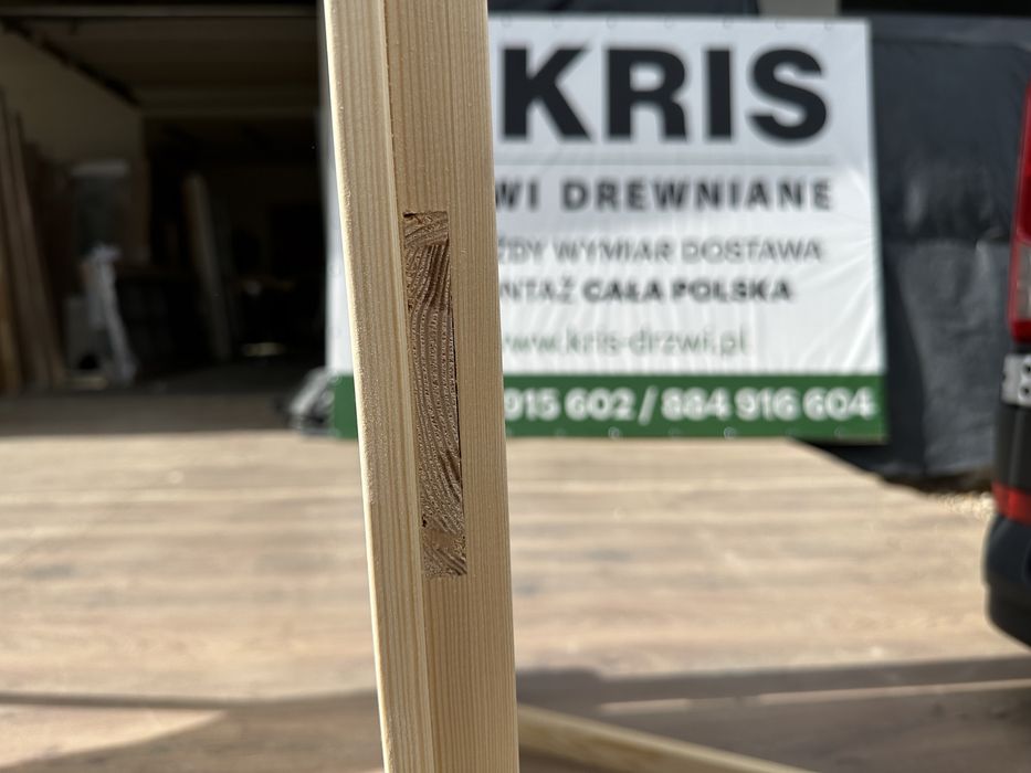 Drzwi lite drewniane sosnowe Na wymiar nietypowe Cała Polska i UE