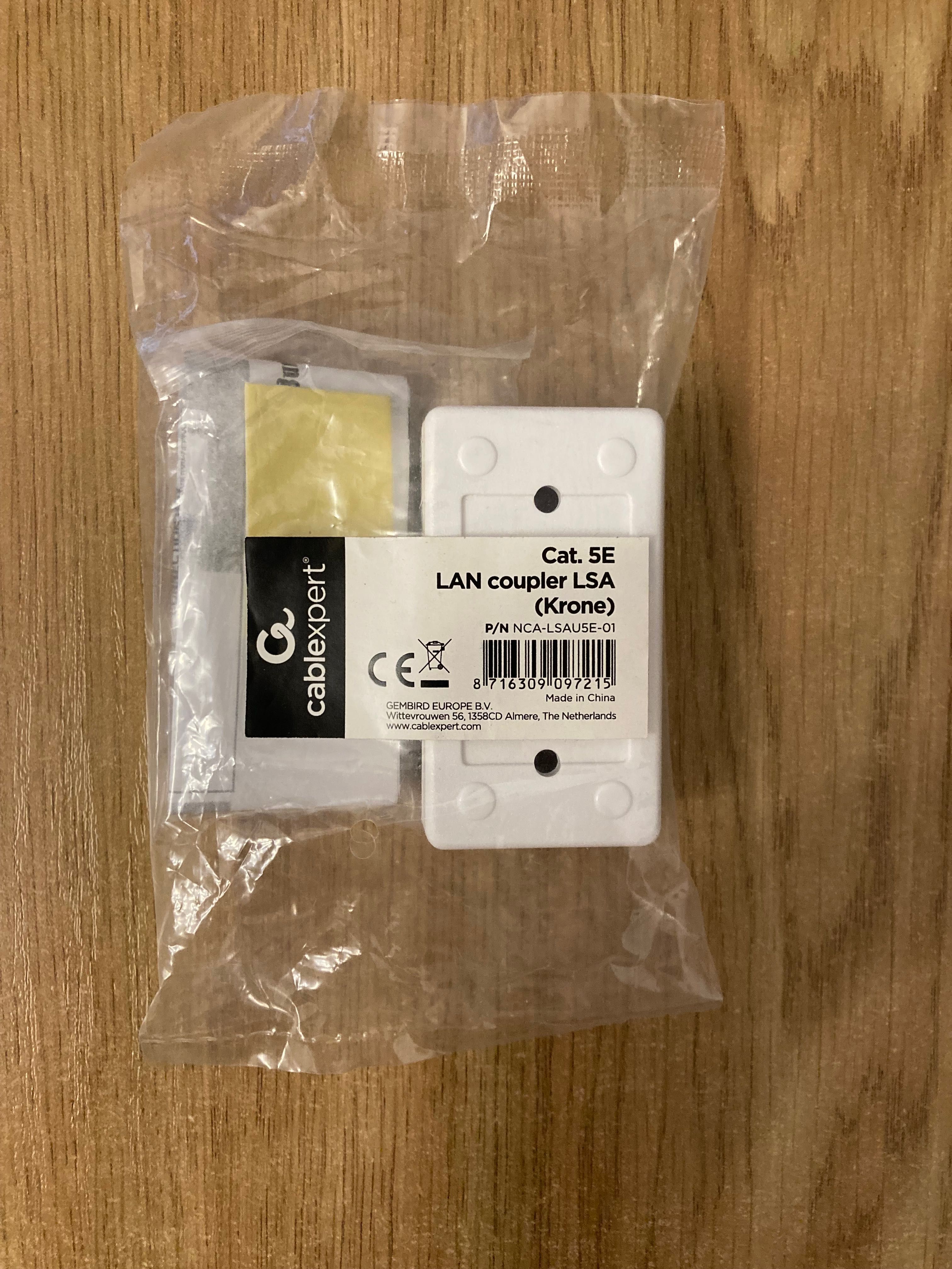 З'єднувач мережевих кабелів Cablexpert 8P8C LSA (Krone) cat5E UTP LAN