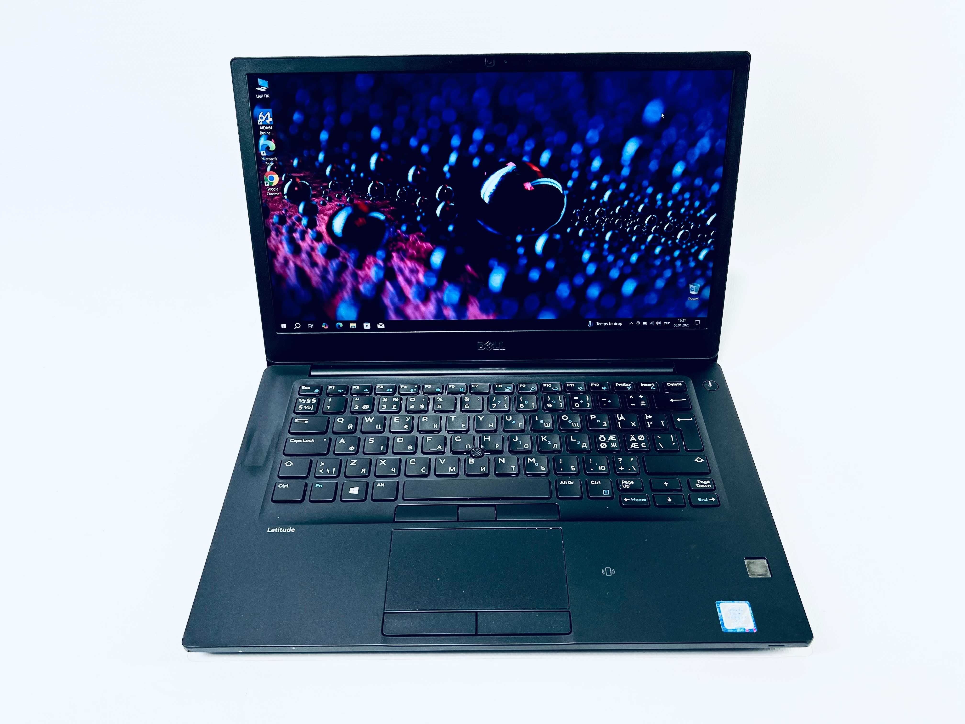 Ноутбук Dell Latitude 7480, i7-7600U, 16gb, 256 gb, 14 IPS Full