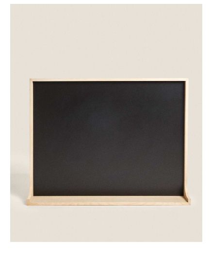 Quadro grande de ardósia Zara Home (+ apagador e pack 12 gizes)