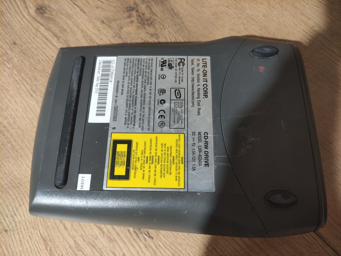 Nagrywarka Atapi USB CD-RW lite-on Writeon LXR-40243A