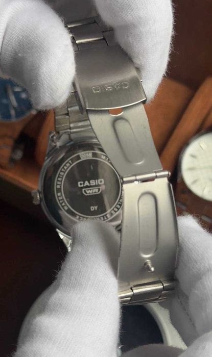 Годинник наручний Casio MTP-VD03B Silver/Blue | часы наручные мужские